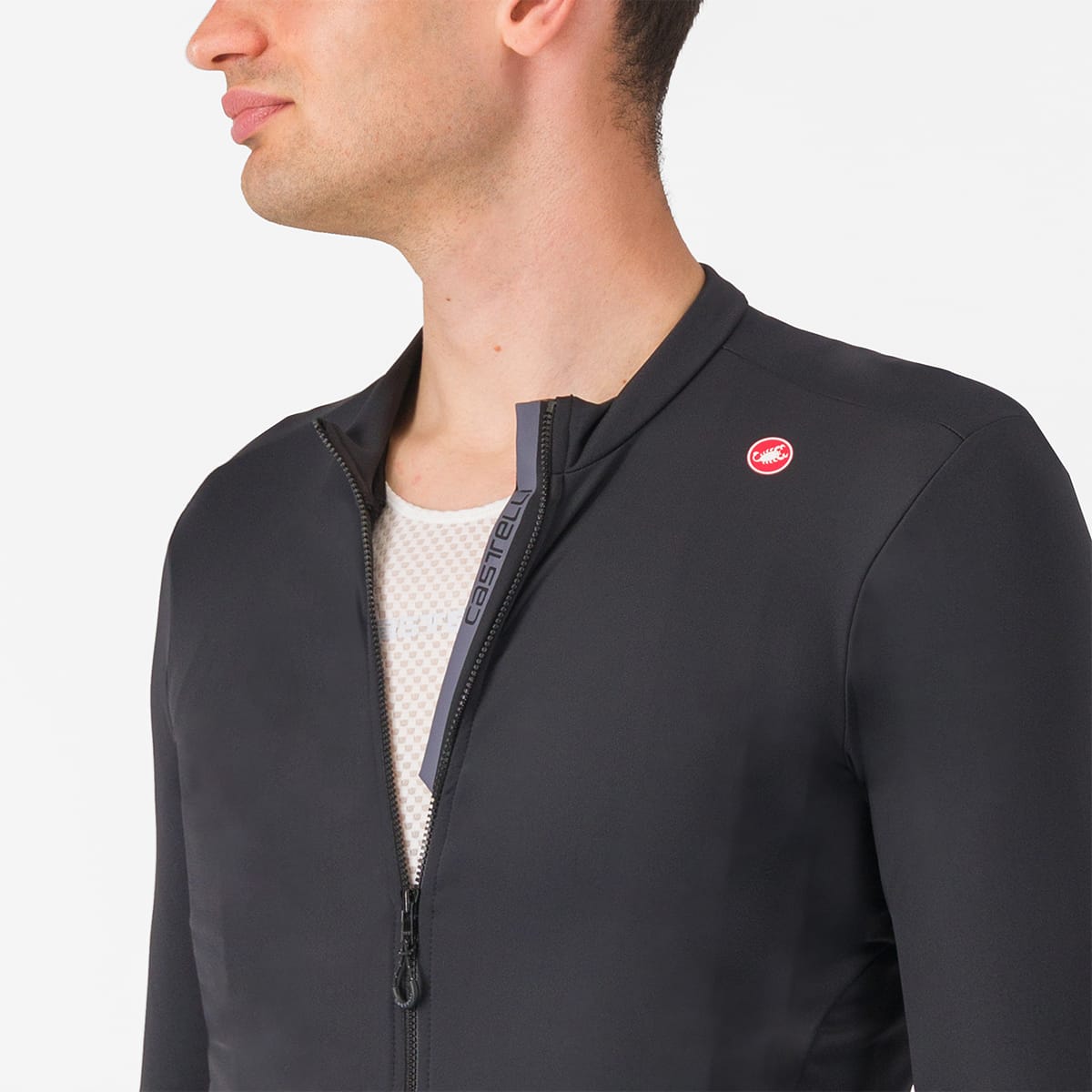 CASTELLI ESPRESSO THERMAL Langærmet Jersey Sort