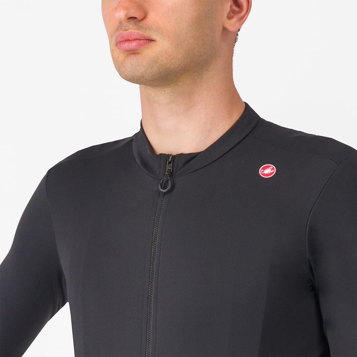 CASTELLI ESPRESSO THERMAL Langærmet Jersey Sort