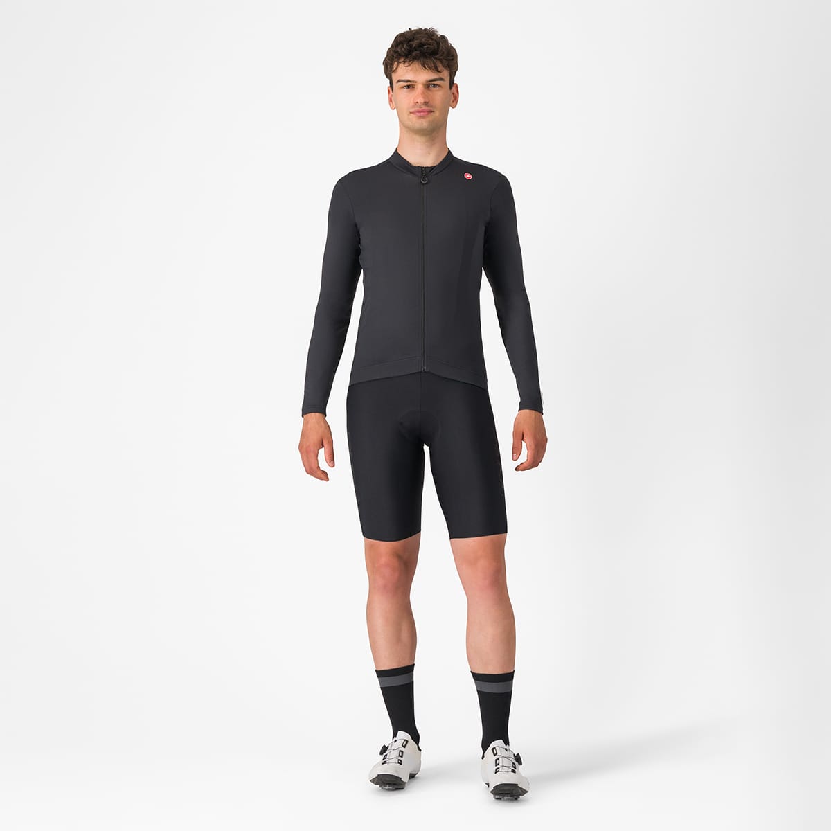 CASTELLI ESPRESSO THERMAL Langærmet Jersey Sort