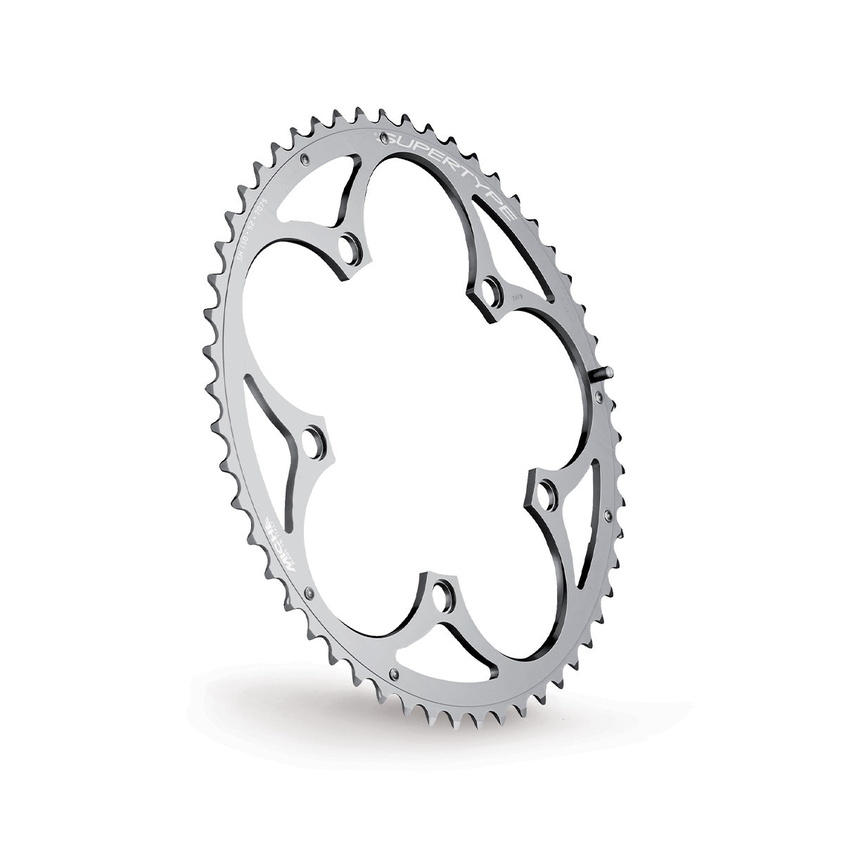 Chainrings 9/10 Speed MICHE SUPERTYPExDOUBLE BCD 135mm Silver