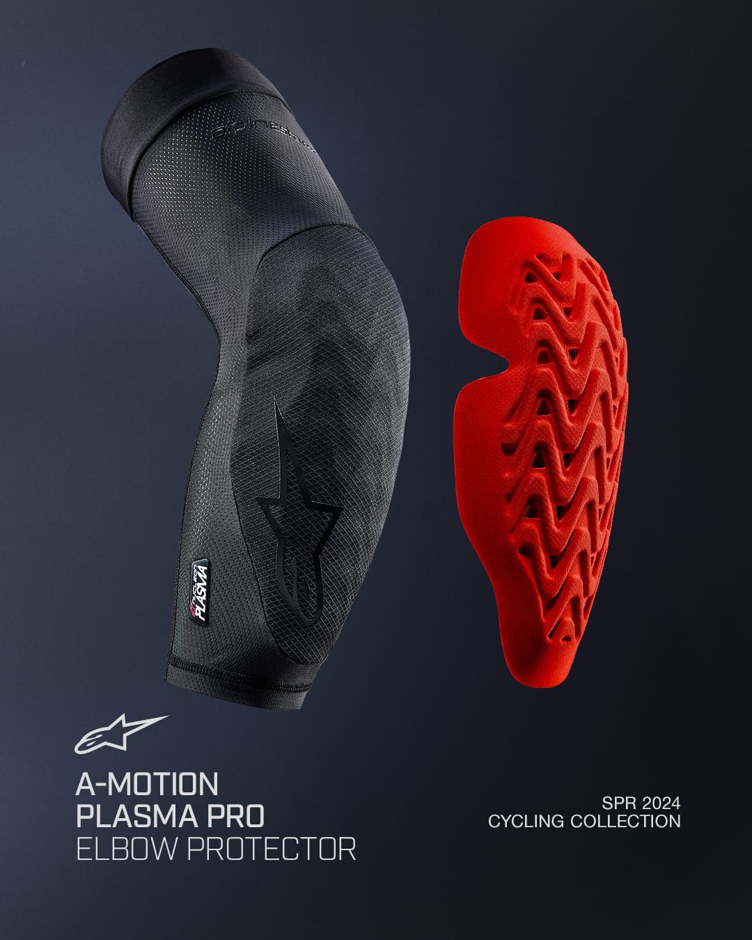 ALPINESTARS A-MOTION PLASMA PRO albuebeskyttere sort