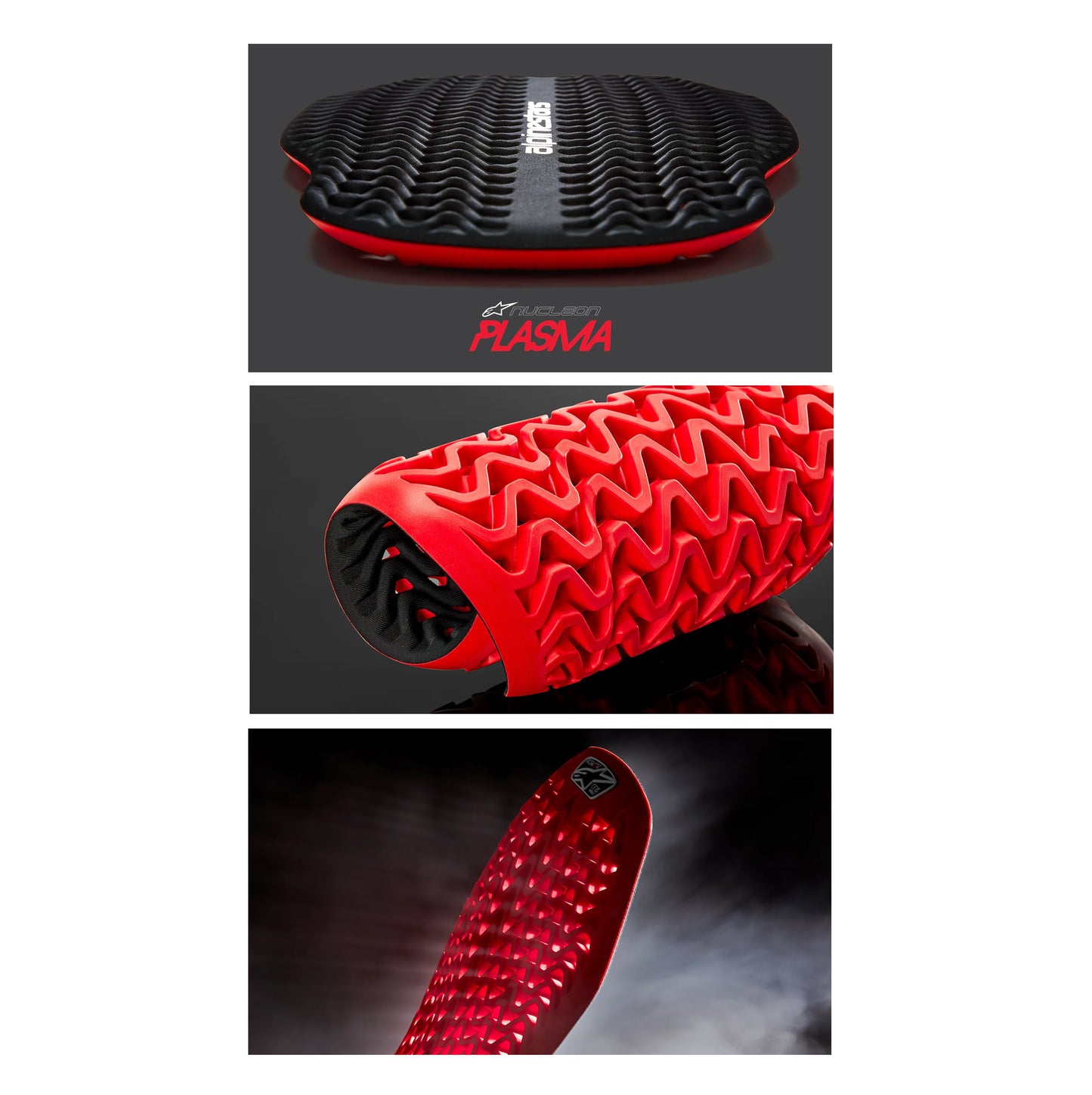 ALPINESTARS A-IMPACT PLASMA ELITE Knæbeskyttere Sort/hvid