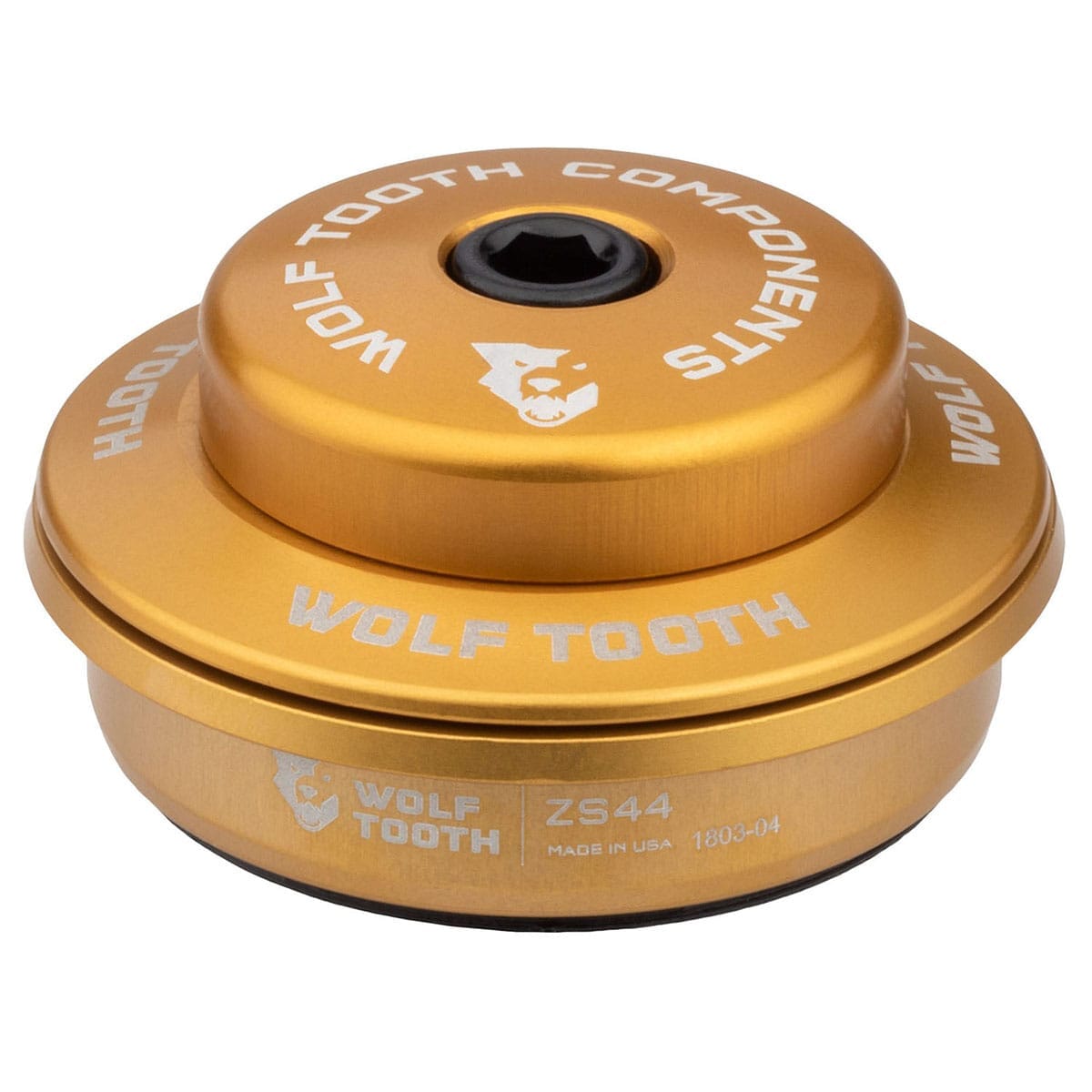 High Cup for WOLF TOOTH Semi-Integrated Headset 1"1/8 ZS44 Stack 6 mm Gold