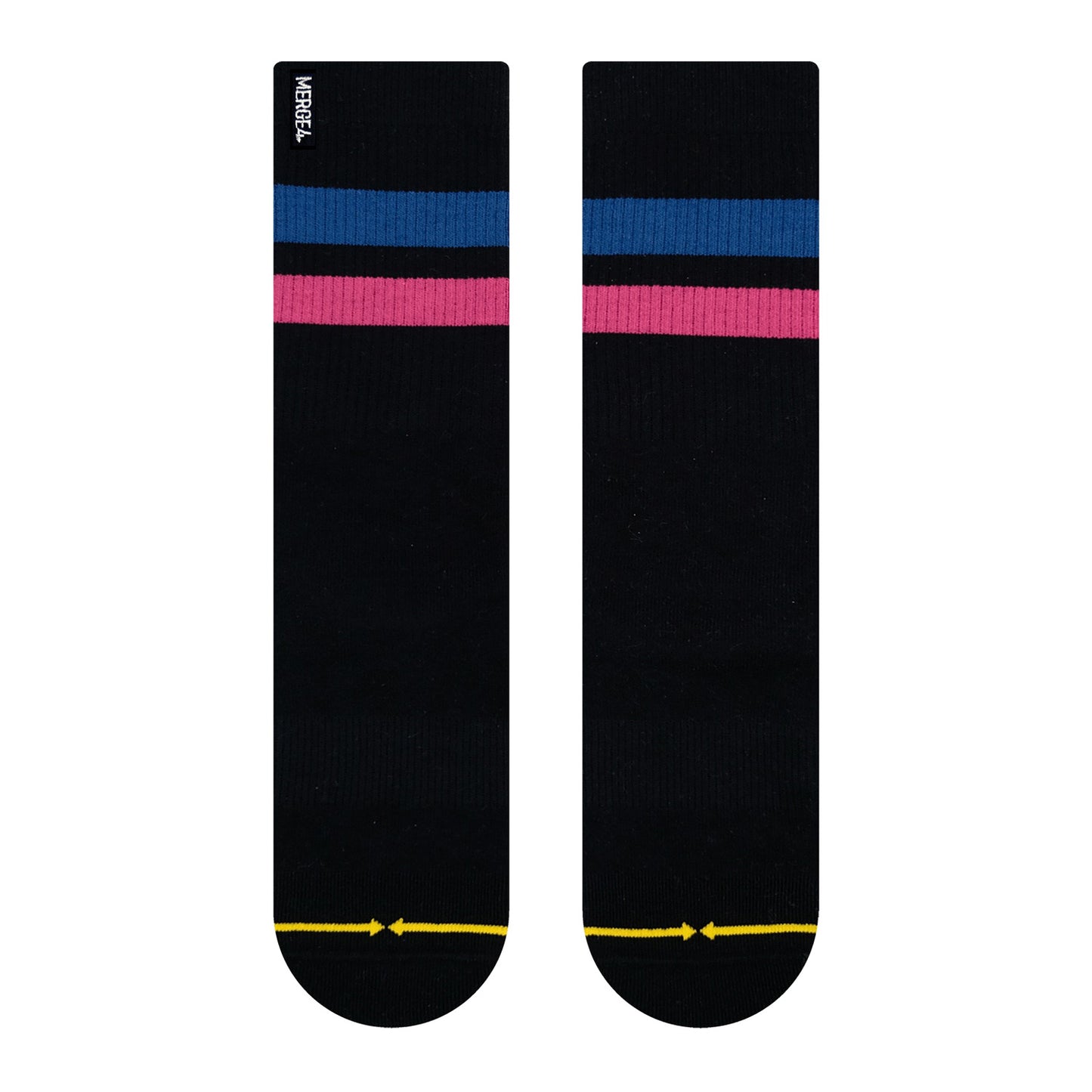 MERGE4 REPREVE SUBTLE MIDNIGHT-strømper