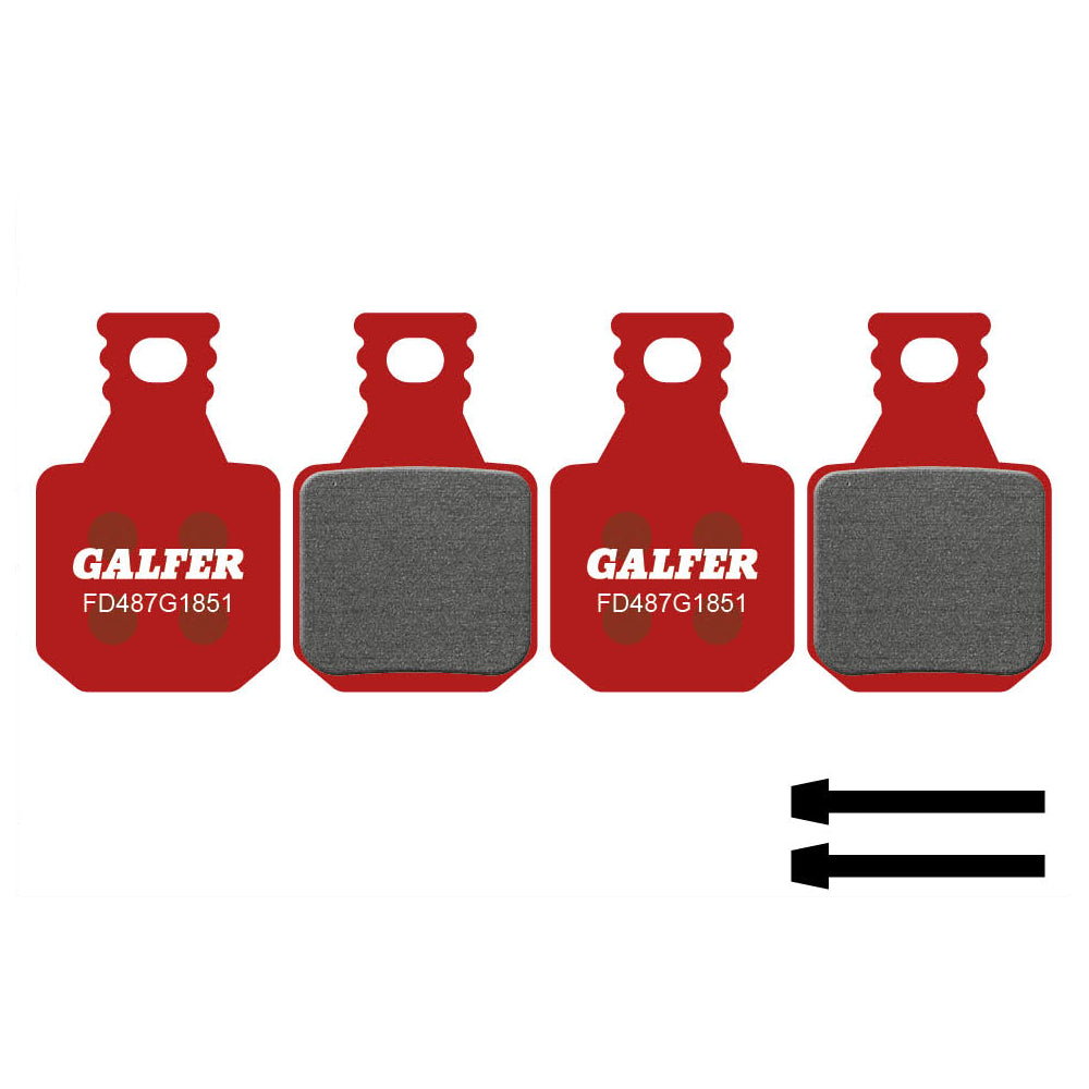 GALFER ADVANCED Magura MT5 / MT7 semimetalliske bremseklodser (4 stempler)