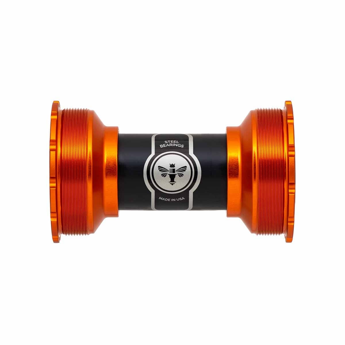 CHRIS KING ThreadFit T47 24i 86/92mm Ceramic Orange kranksæt