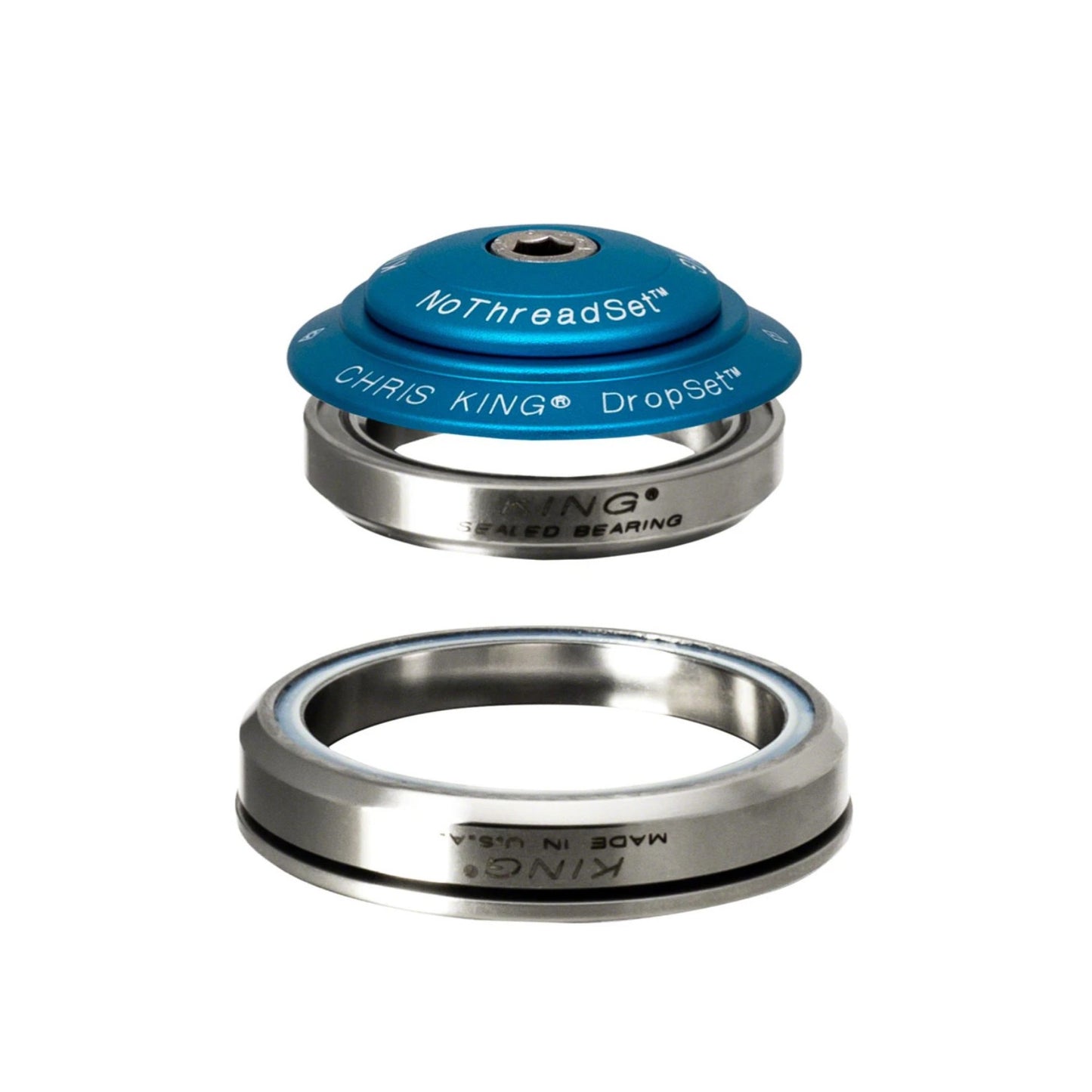 Integreret headset CHRIS KING DROPSET 5 1"1/8-1,5" IS42/IS52 Turkis