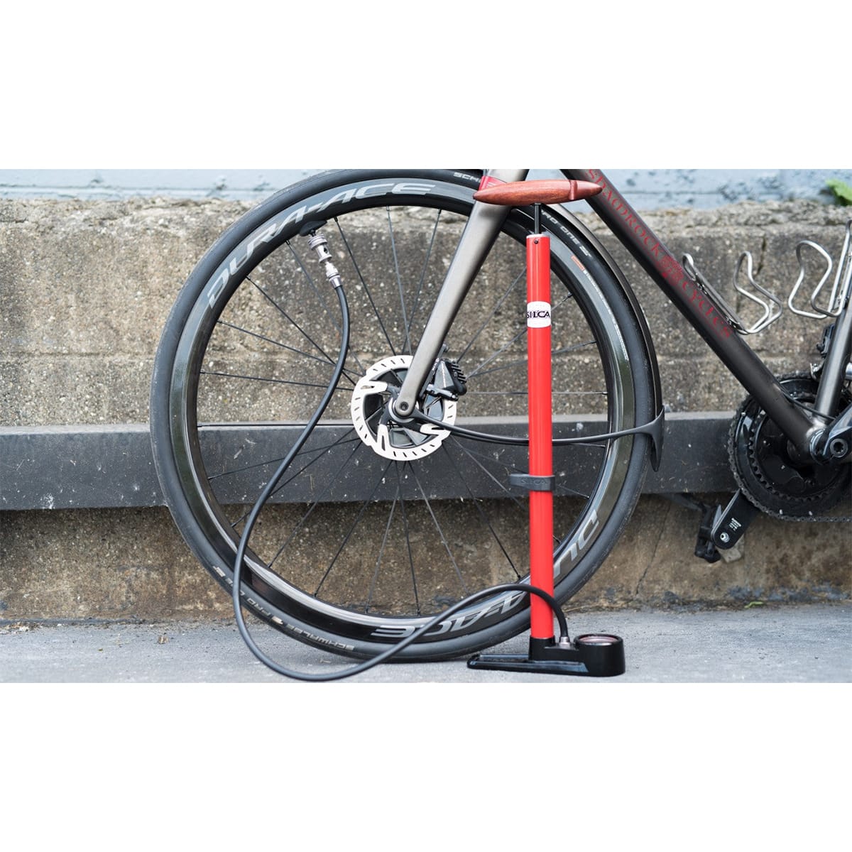 SILCA PISTA fodpumpe rød