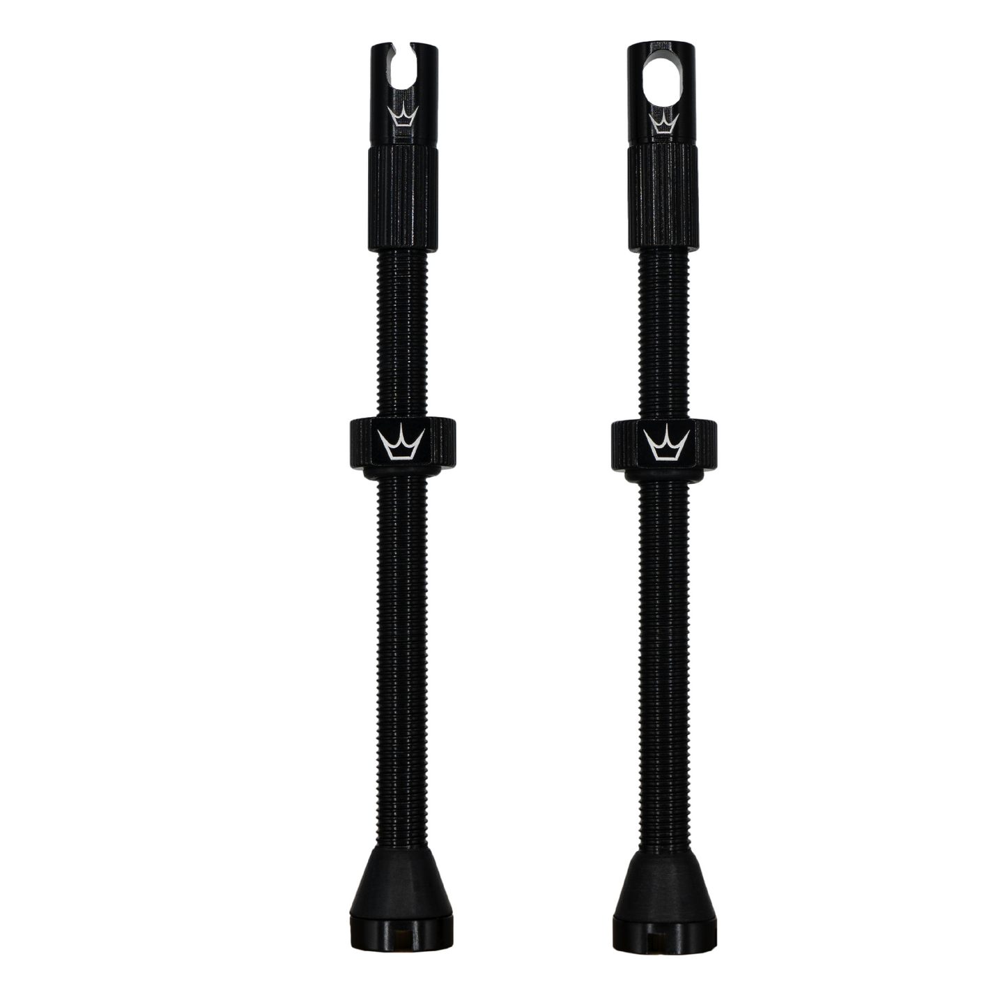 PEATY'S x Chris King MK2 Presta 80 mm slangeløse ventiler (x2) Sort