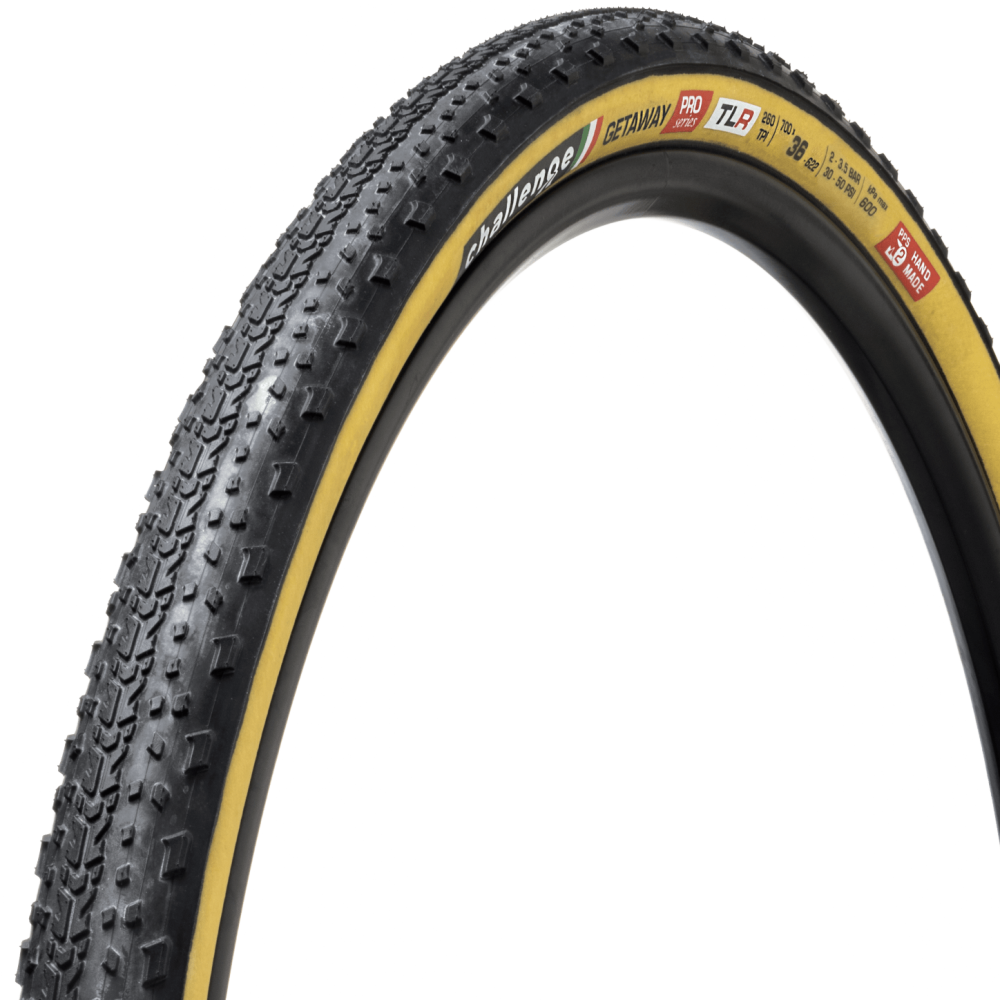 CHALLENGE OPEN GETAWAY 700x36c Tubeless Ready Beige dæk