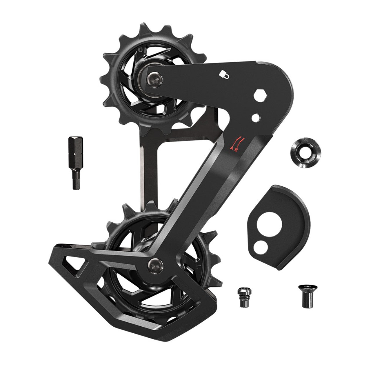 SRAM XO/XX/XX-SL T-TYPE EAGLE AXS bagskifterbur og hjul