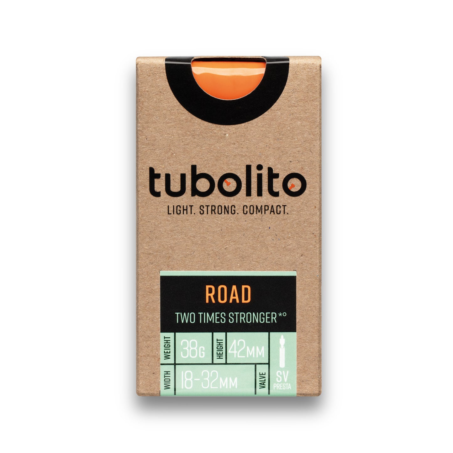 TUBOLITO ROAD 700x18/32 Presta Sort slange
