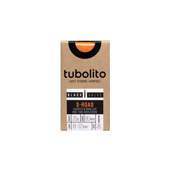 TUBOLITO S-ROAD 700x18/32 Presta Sort slange