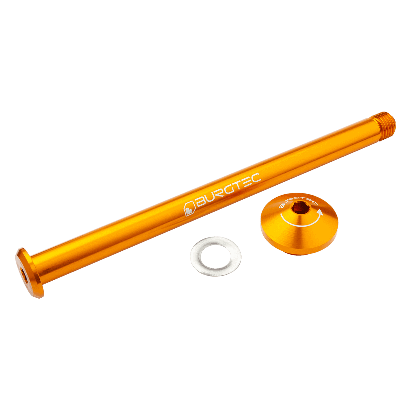 BURGTEC 171 mm baghjulsaksel til Yeti Orange Frame