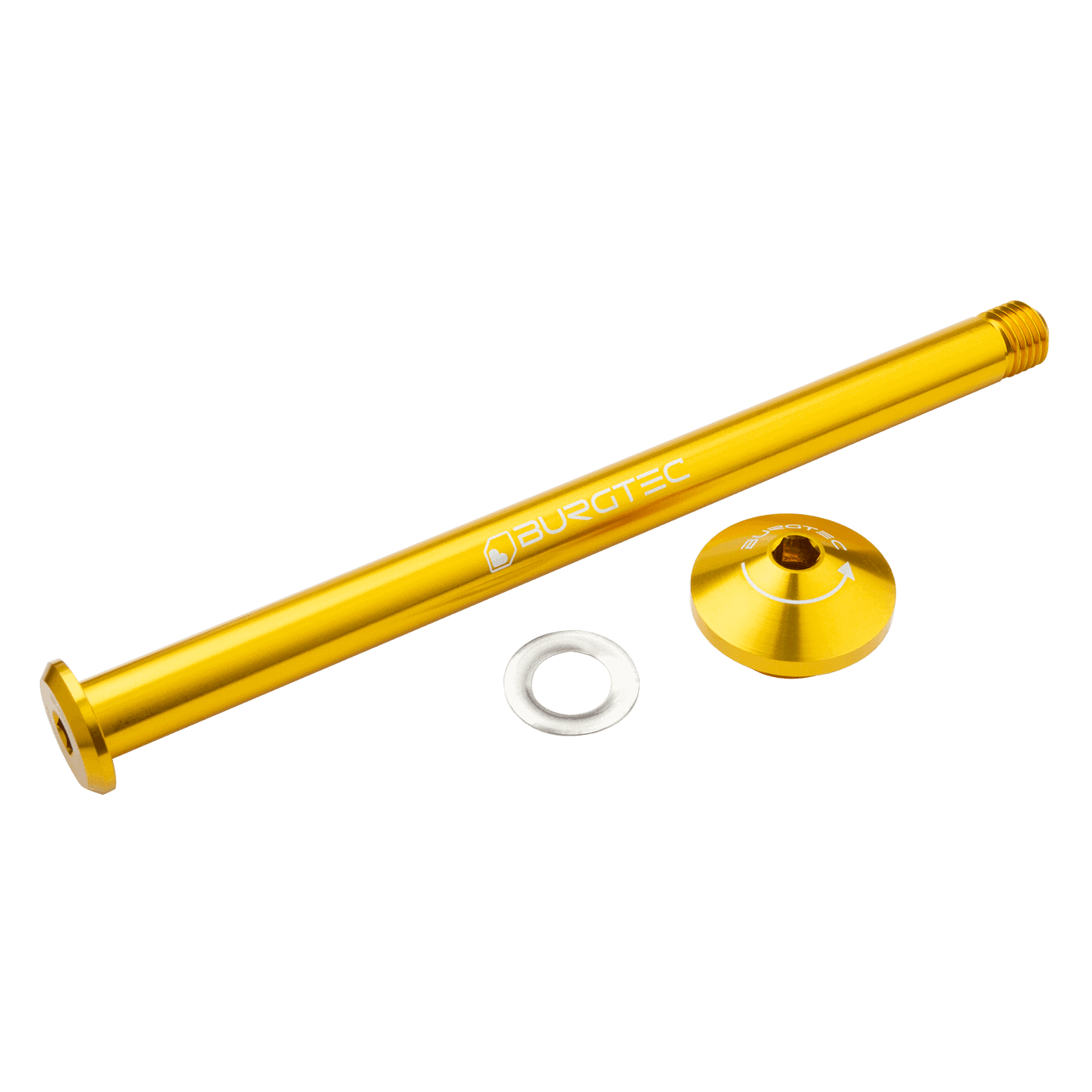BURGTEC 171 mm baghjulsaksel til Yeti Gold-ramme