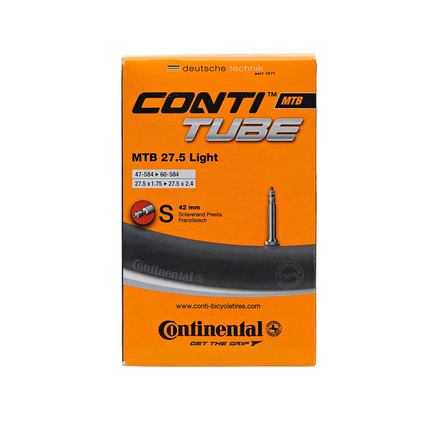 CONTINENTAL Light slange 27,5x1,75-2,4 Presta 42mm
