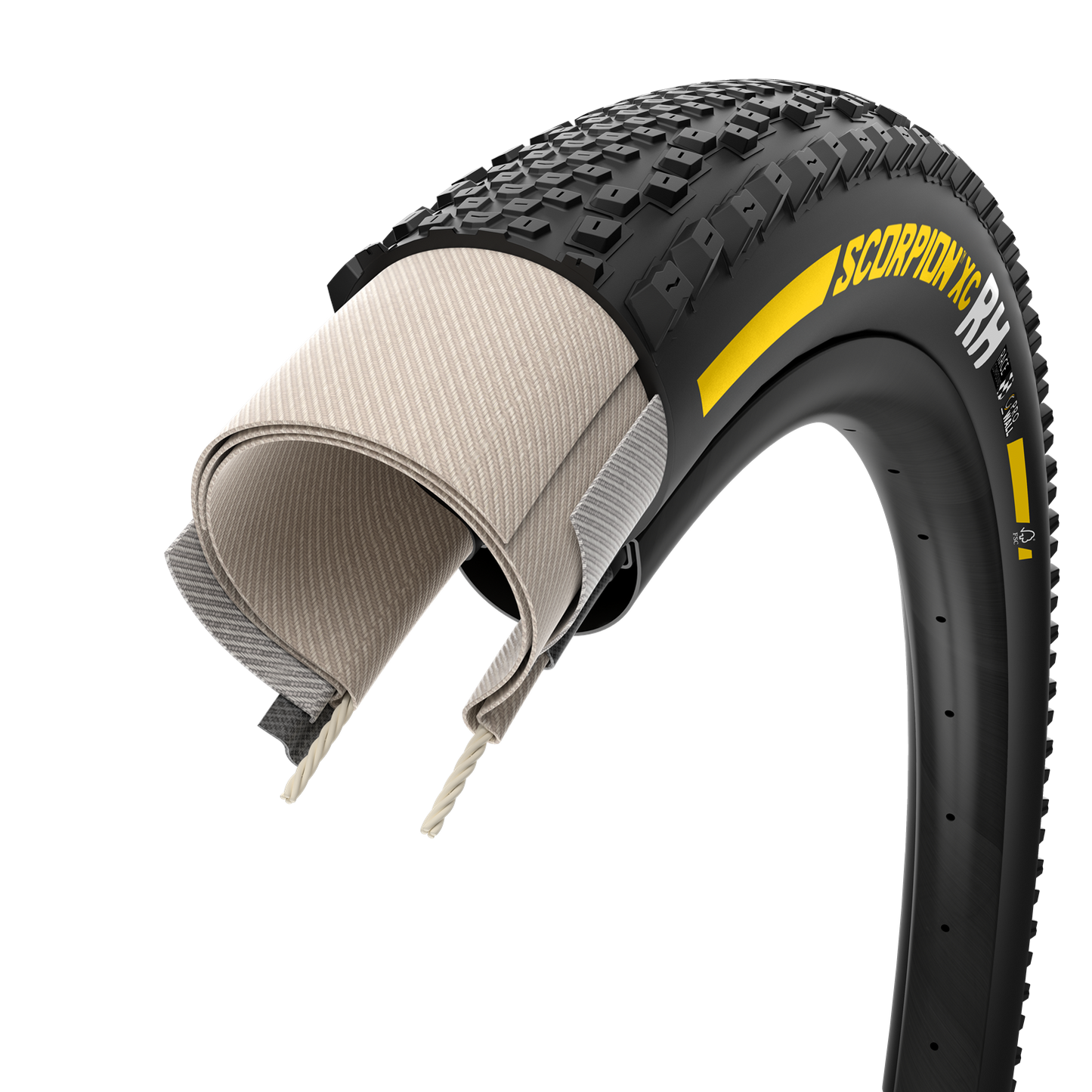 PIRELLI SCORPION RACE XC RH ProWall 29x2.40 Tubeless Ready Soft Yellow Team Edition-dæk