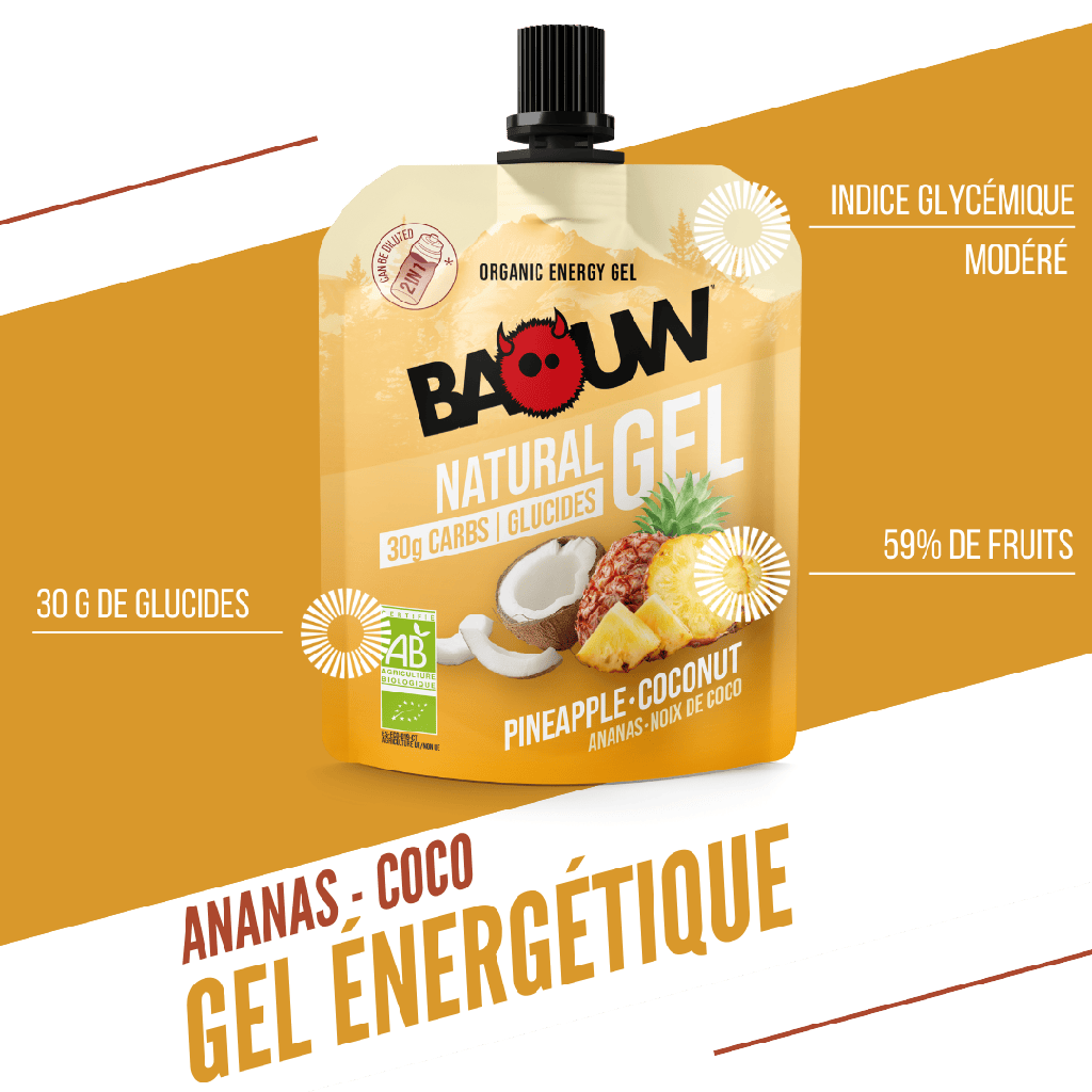 BAOUW ORGANIC Pineapple/Coconut Energizing Gel (85g)