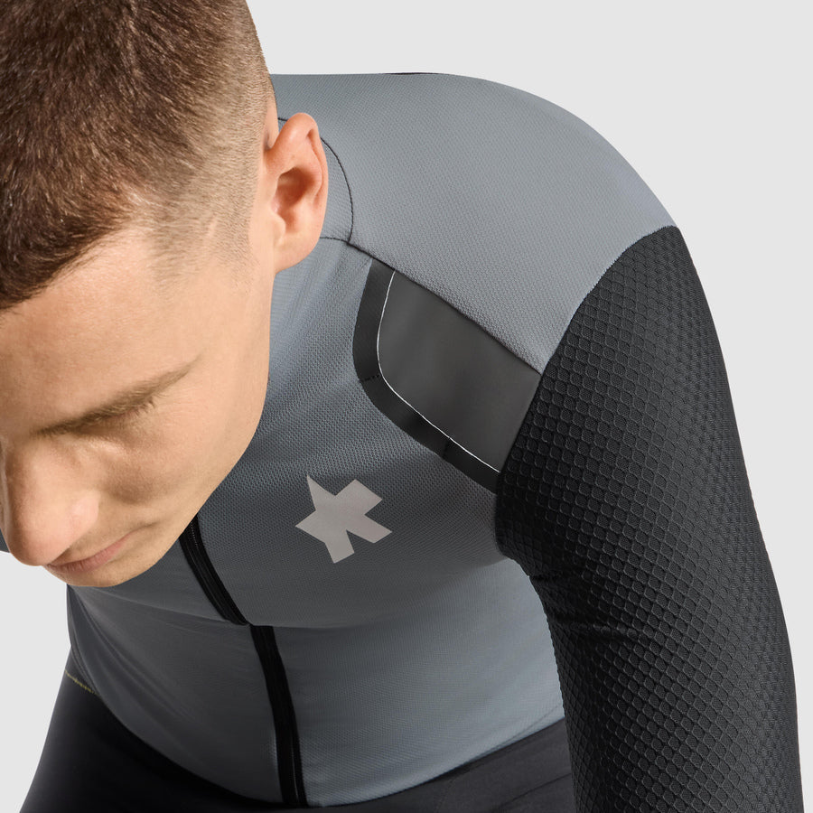 ASSOS EQUIPE RS S11 Fanatic sølvfarvet jakke