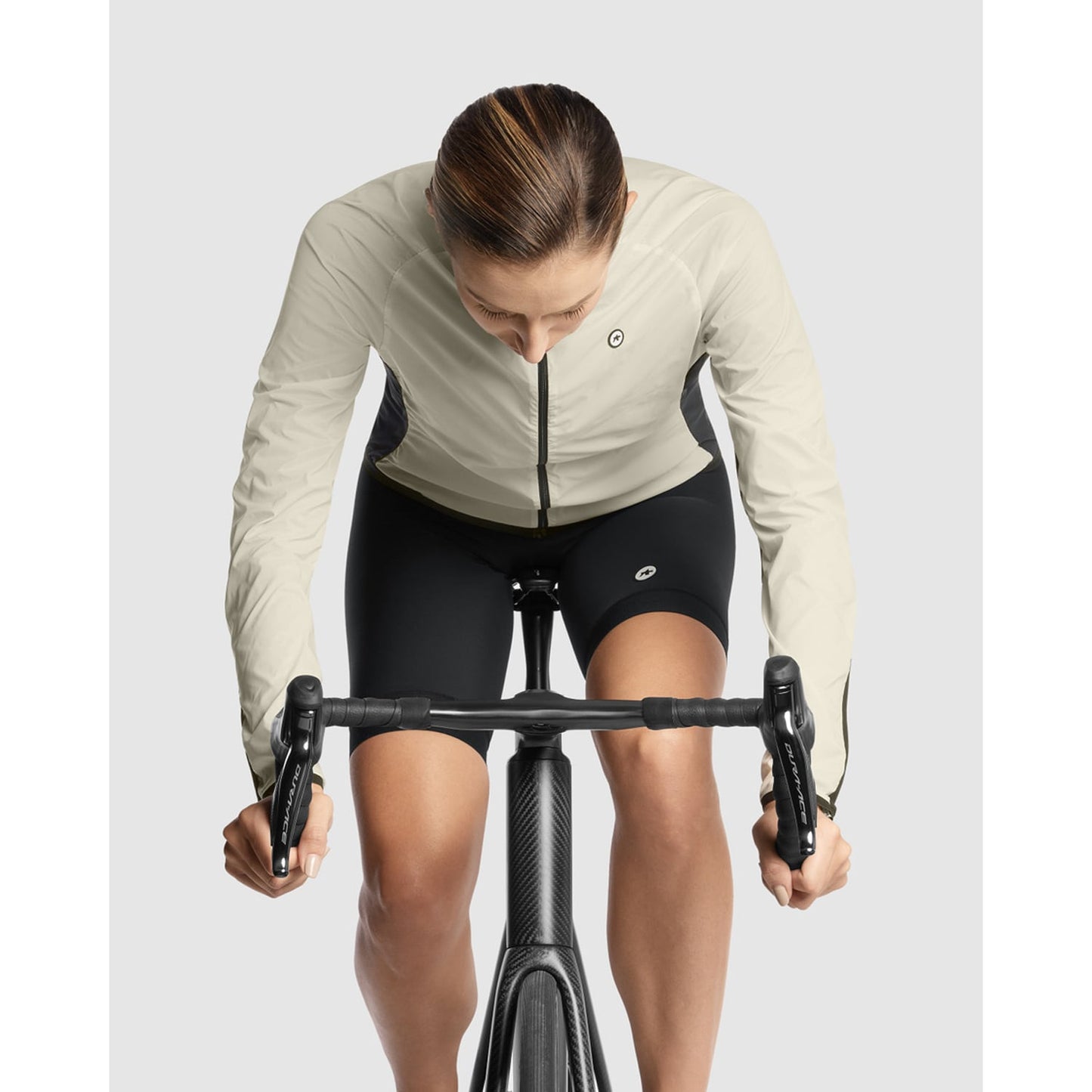 ASSOS UMA GT WIND C2 Jakke til kvinder Beige