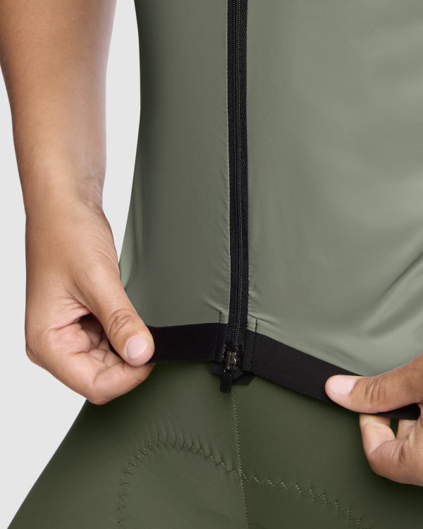 ASSOS UMA GT WIND S11 Ærmeløs jakke til kvinder Grøn