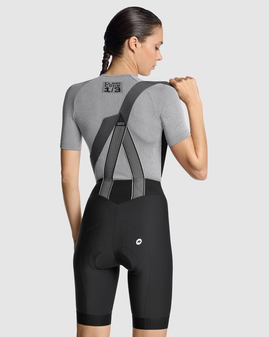 ASSOS NS SKIN LAYER P1 Undertøj med korte ærmer til kvinder Grå