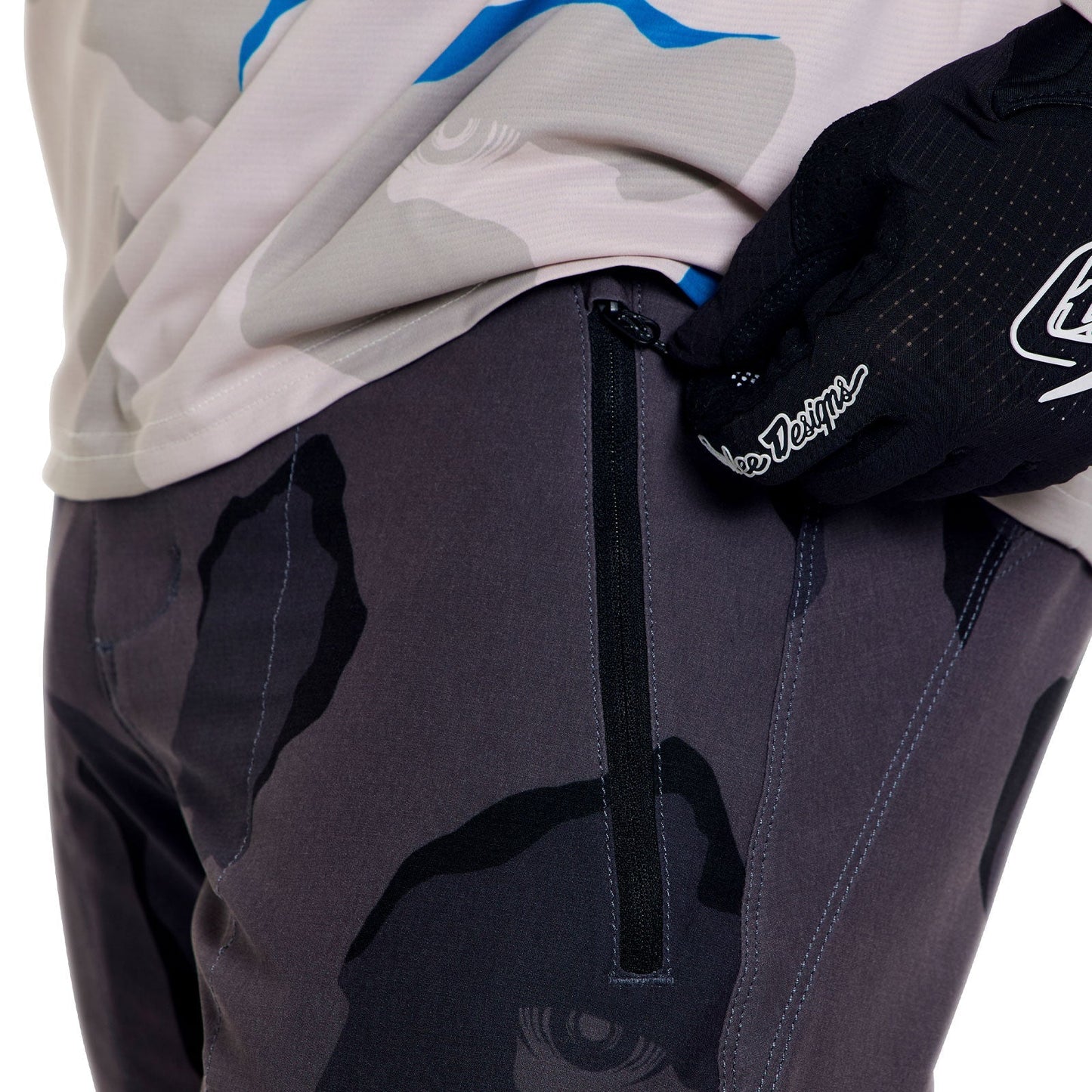 TROY LEE DESINS SKYLINE PRO FLOW CAMO Carbon-bukser