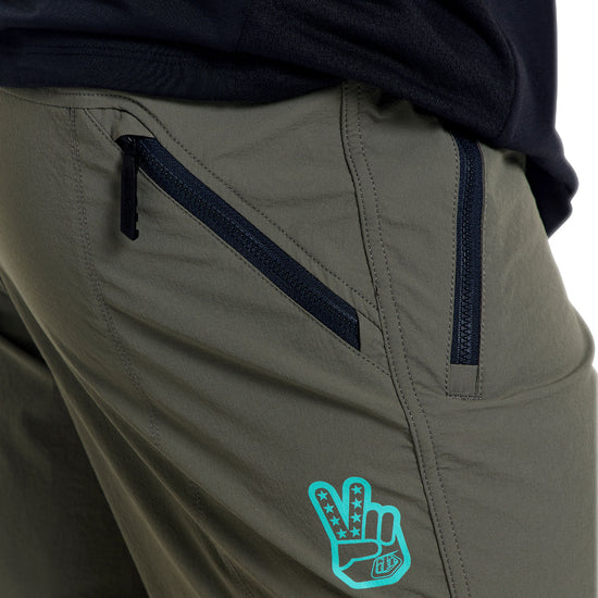 TROY LEE DESIGNS SKYLINE TRAIL W/LINER MONO Shorts Khaki