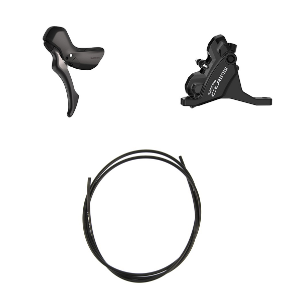SHIMANO CUES U6030 Mono Flatmount Discless venstre håndtag og forreste caliper