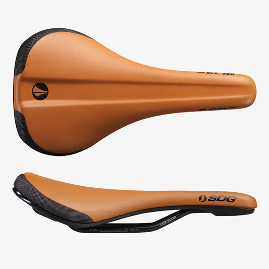 SDG Bell V3 Rails Lux alu-sadel brun/sort