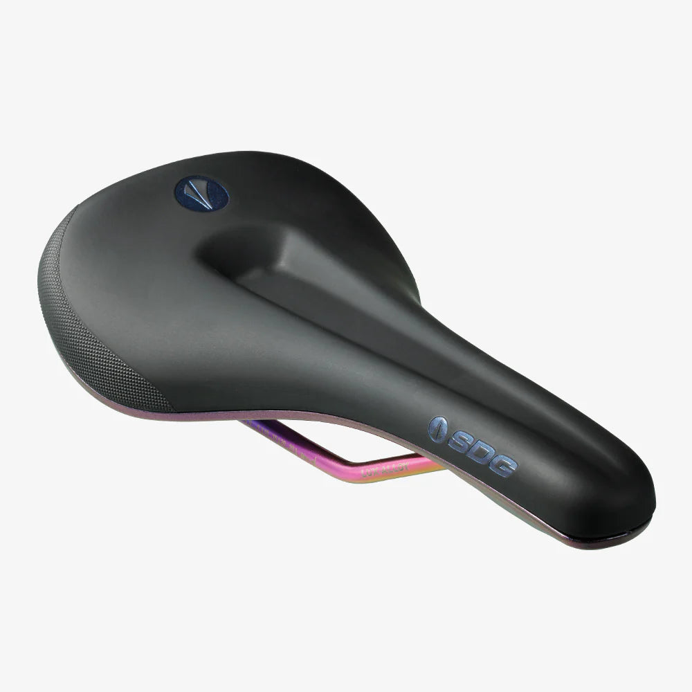 SDG BEL-AIR V3 MAX Fuel Rails Lux-Alloy Oil Slick Sadel