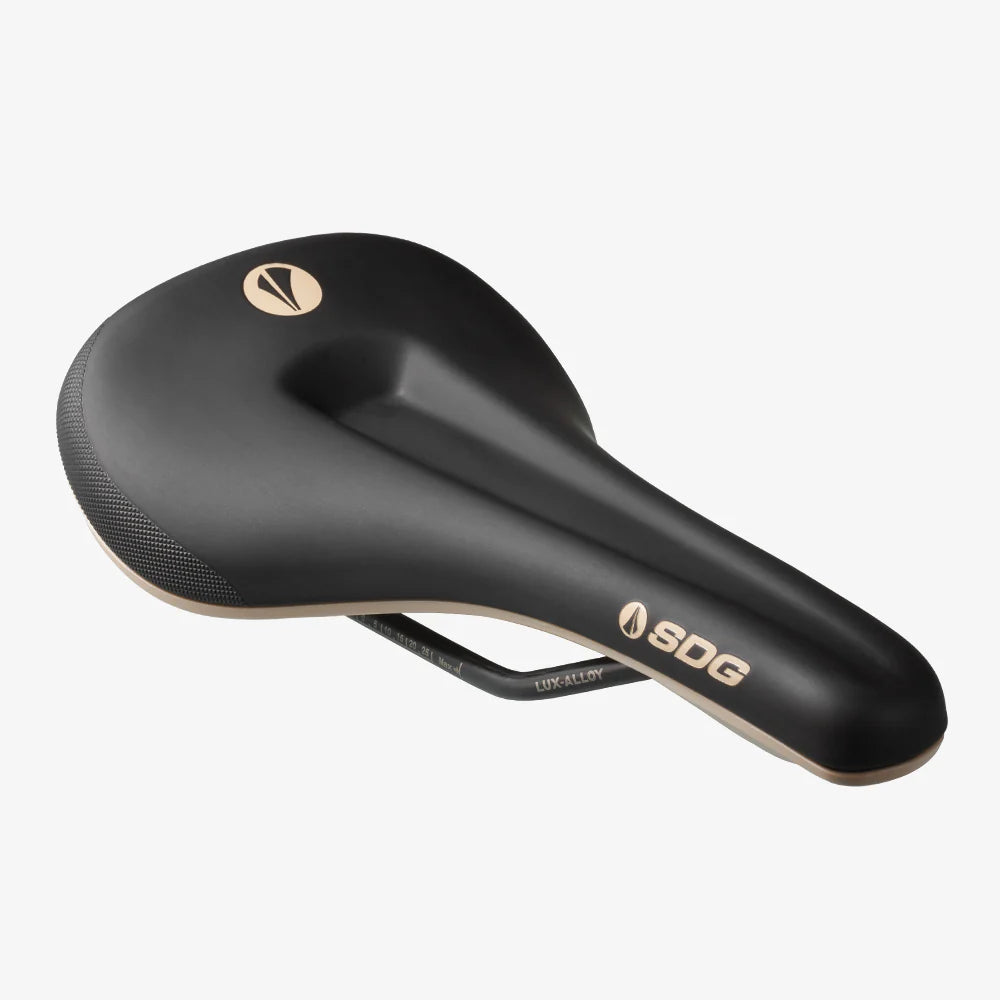 SDG BEL-AIR V3 MAX Rails Lux-Alloy Sadel Sort/Beige