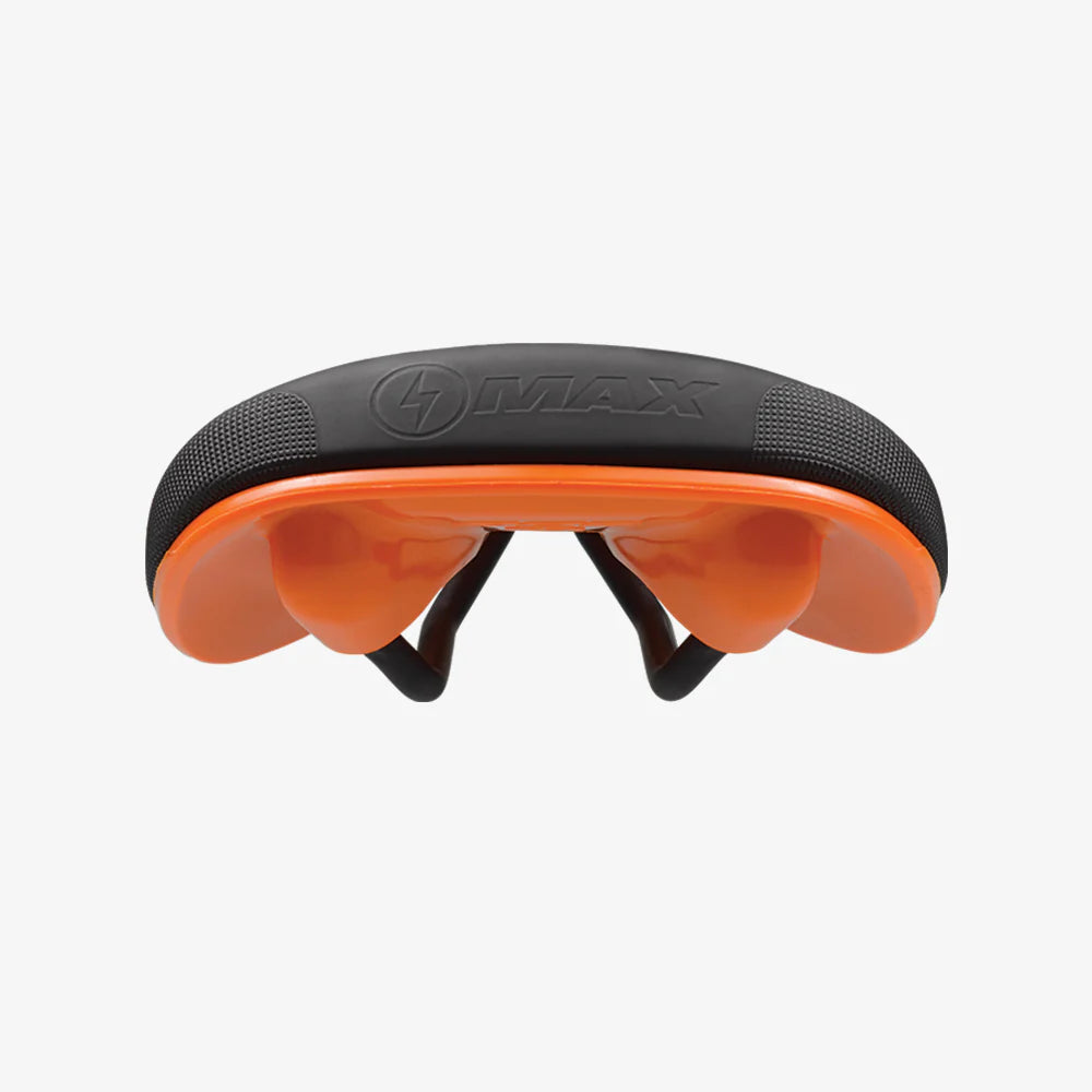 SDG BEL-AIR V3 MAX Rails Lux-Alloy Sadel Sort/Orange