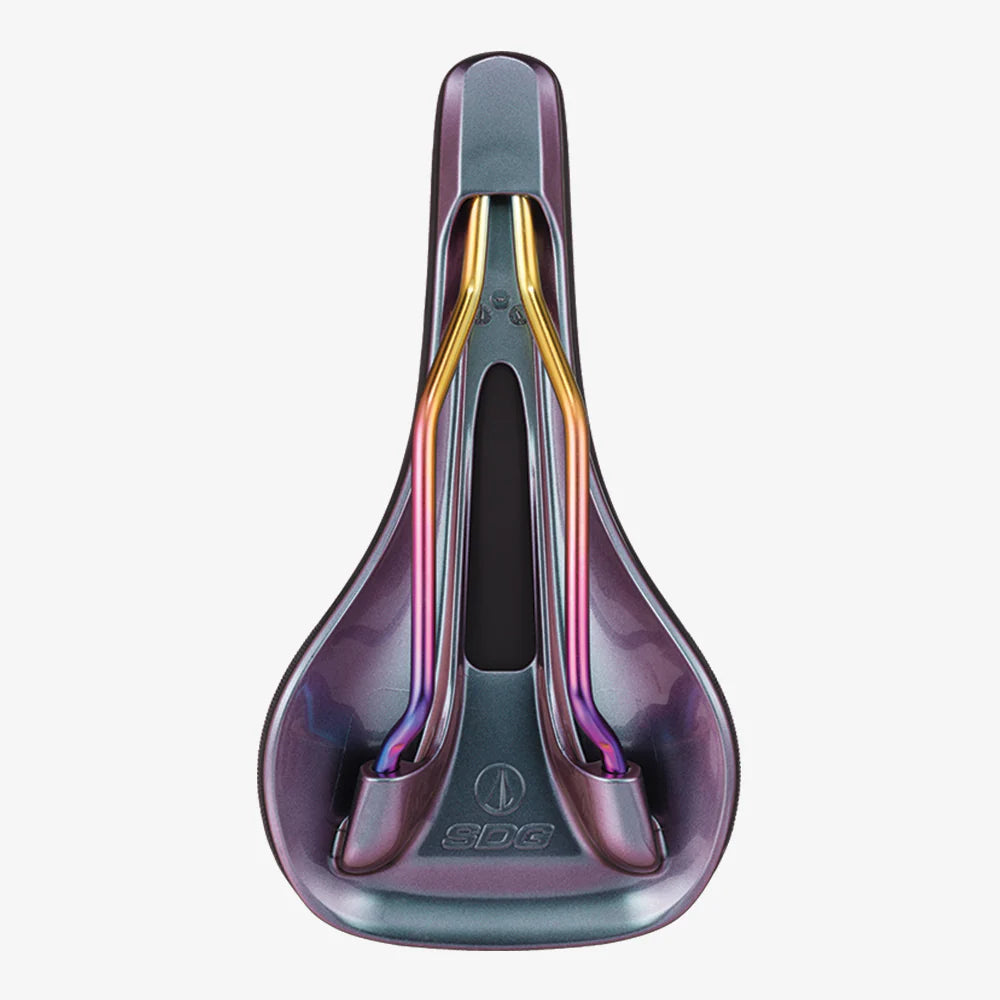 SDG BEL-AIR V3 MAX Fuel Rails Lux-Alloy Oil Slick Sadel