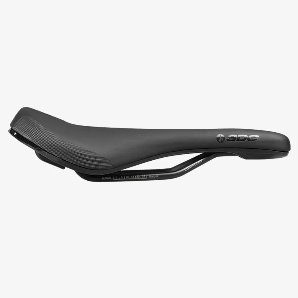 Sadel SDG BEL-AIR V3 MAX Lux-Legeringsskinner Sort