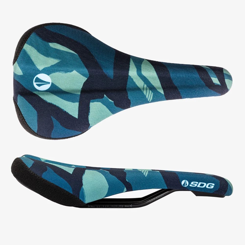 Sadel SDG Bell V3 TERRA FIRMA Rails Lux Alloy Camo Blue