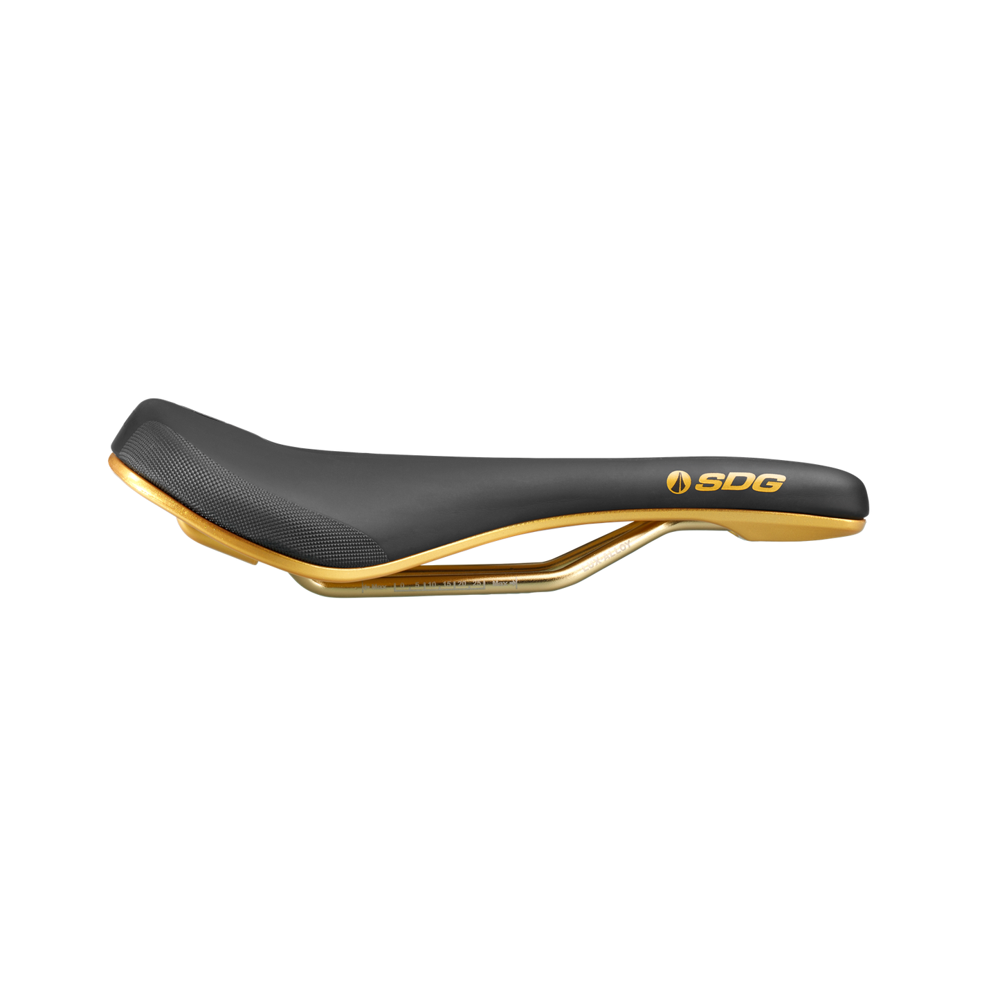 SDG Bell V3 MAX Galactic Rails Lux-Alloy sadel sort/guld