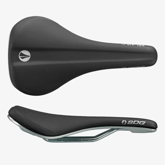 SDG Bell V3 Galactic Rails Lux-Alloy sadel sort/sølv