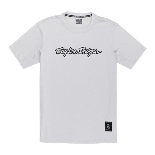 Troy Lee Design SKYLINE RIDE TEE SIGNATURE Jersey kortærmet grå 2025