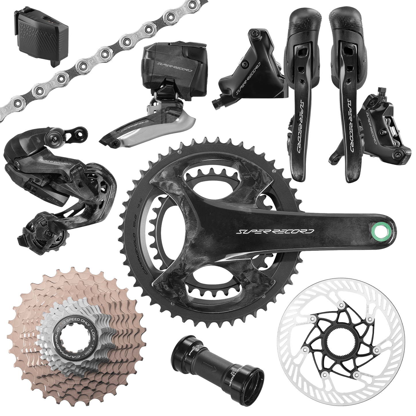 CAMPAGNOLO SUPER RECORD WRL 2x12V-pakke