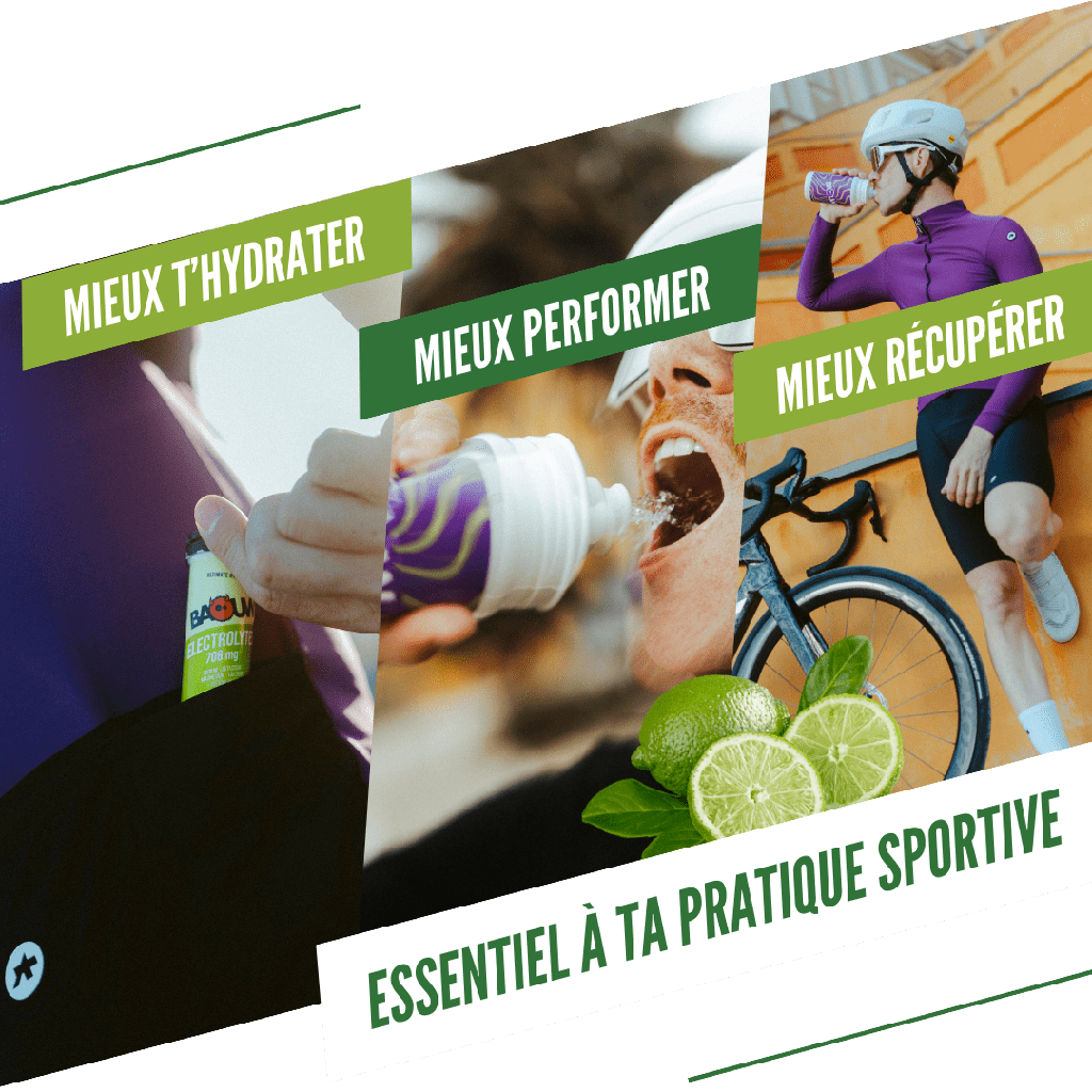 BAOUW Energy Drink (Tube med 10 tabletter) Limefrugt/Mynte