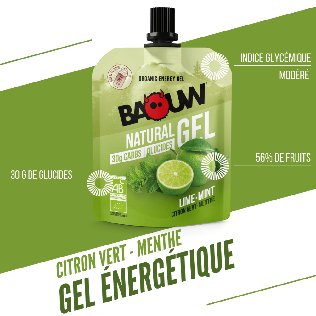 BAOUW Organic Lime/Mint Energising Gel (85 g)