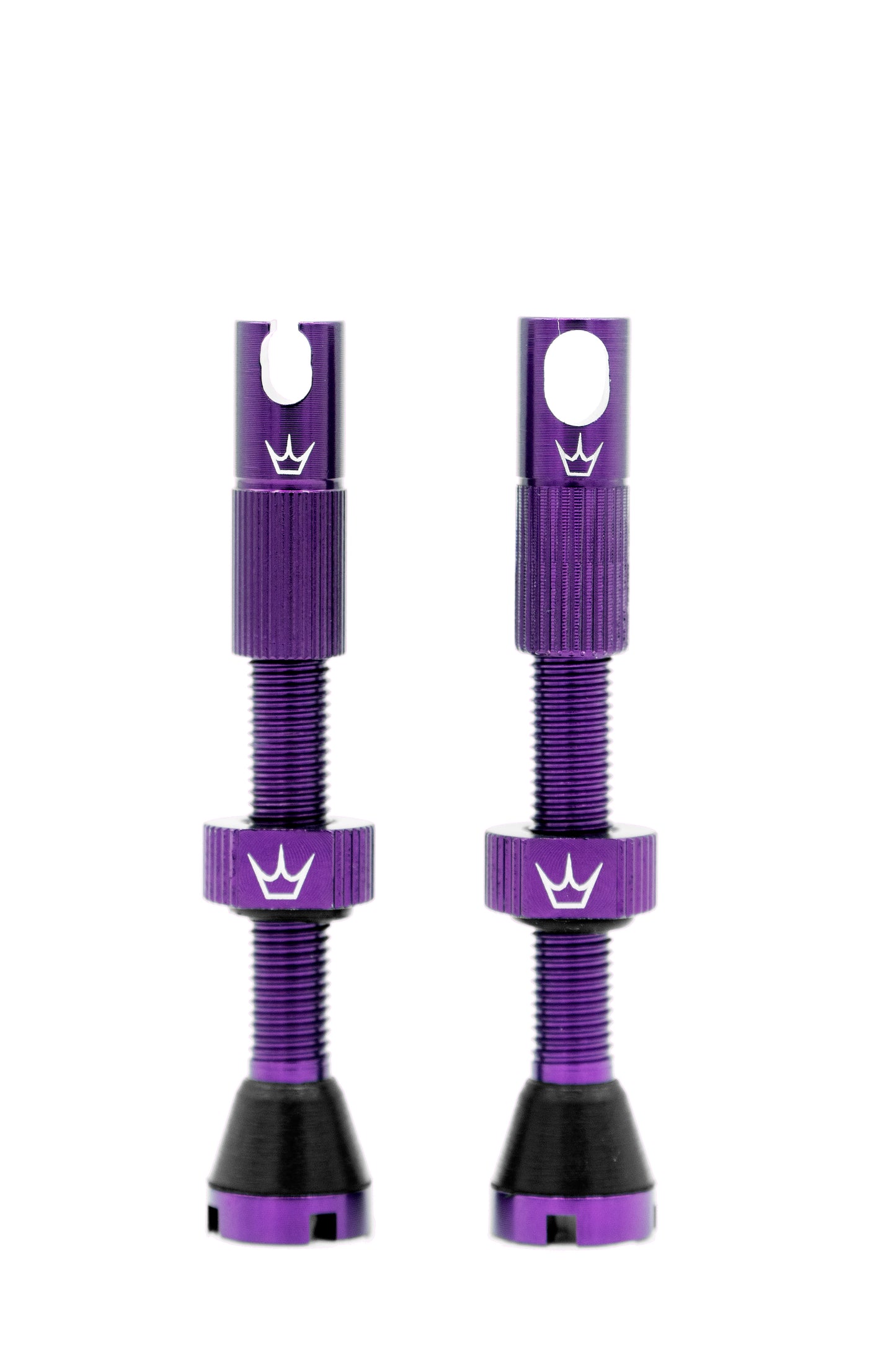 PEATY'S x Chris King MK2 Presta 60 mm slangeløse ventiler (x2) Violet