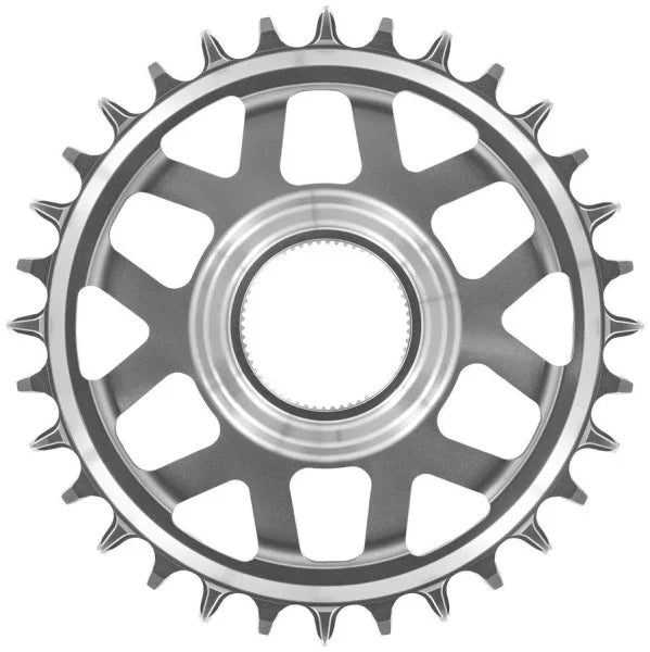Plateau Mono E-THIRTEEN HELIX RACE E-SPEC 11/12V direkte montering Fazua Ride 60 Sølv