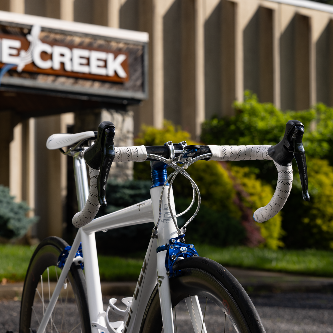 Integreret keramisk konisk headset CANE CREEK 110 1"1/8-1.5" IS41/IS52 30th Anniversary Blue