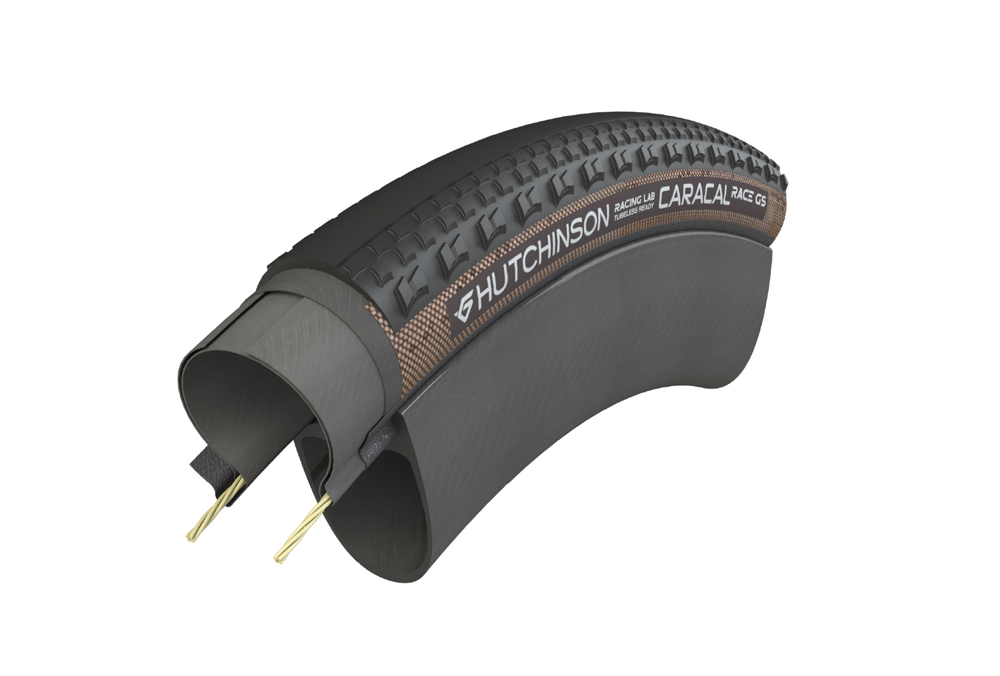 HUTCHINSON CARACAL RACE GS 700x40c Tubeless Ready Gray tire