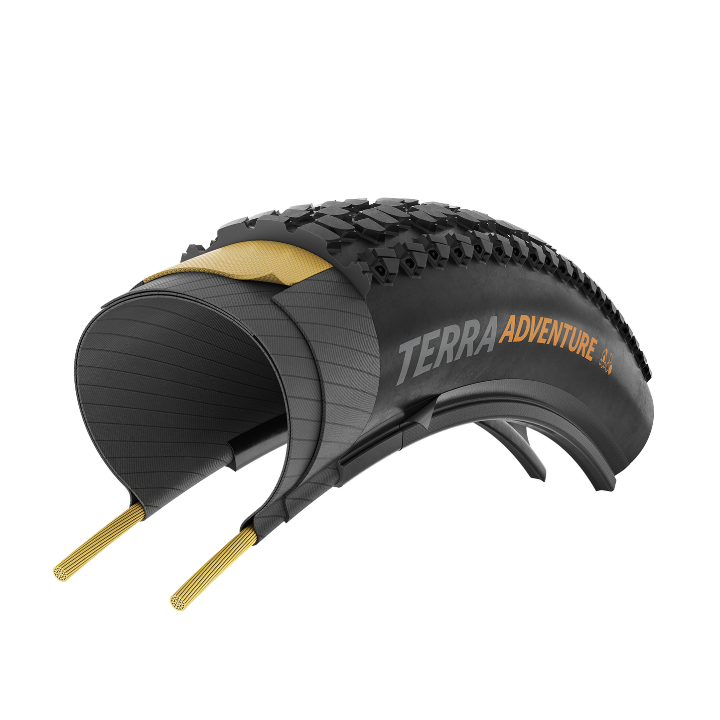 CONTINENTAL TERRA ADVENTURE TRAIL GRIP 700x55c Tubeless Ready Brunt dæk