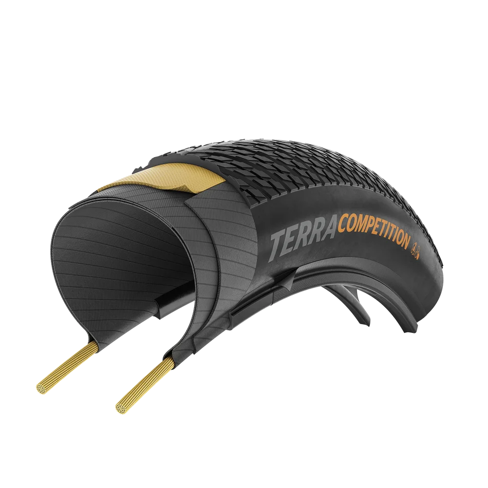CONTINENTAL TERRA COMPETITION RACE RAPID 700x40c Tubeless Ready Black tire
