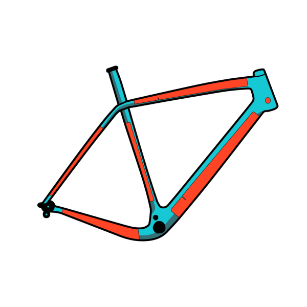 RIDE WRAP COVERED Selvklæbende stelbeskyttelse Glansfuld finish