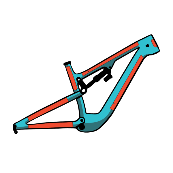 E-BIKE RIDE WRAP COVERED Selvklæbende stelbeskytter Matt Finish